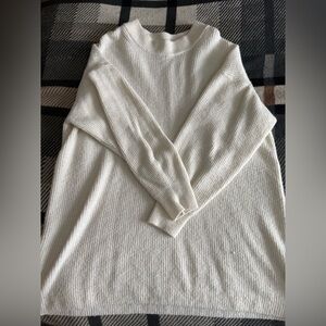 H&M Cream Turtleneck Sweater Tunic